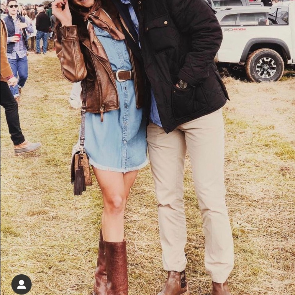 Denim-effect shirt dress